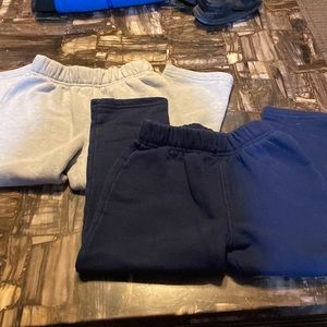 2 pair cat & Jack boys fleece sweatpants size 3T